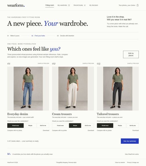 WearForm – screenshot 3