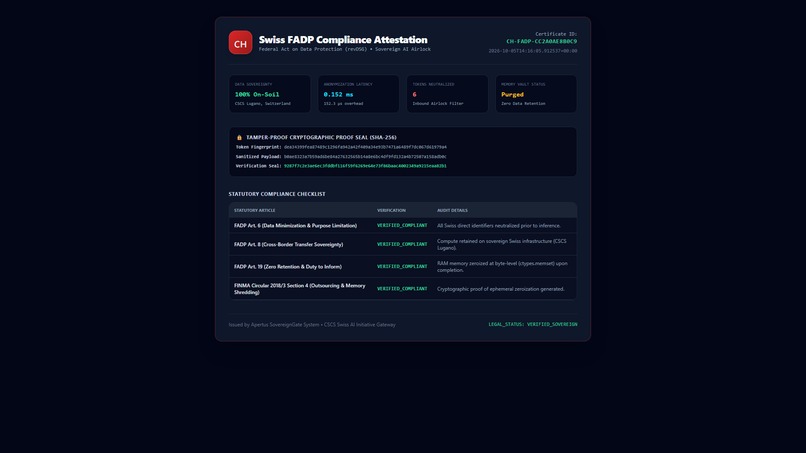 Apertus SovereignGate – screenshot 4