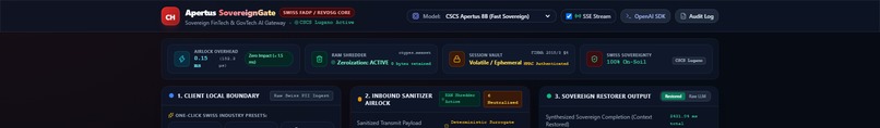Apertus SovereignGate – screenshot 5