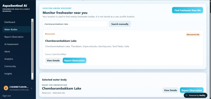 AquaSentinel AI  – screenshot 2