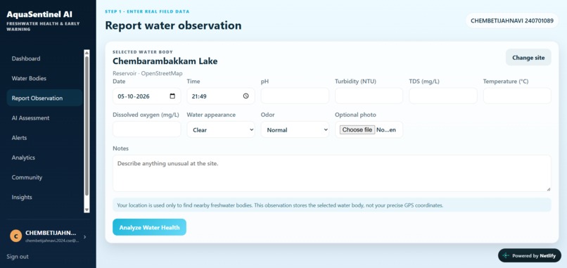 AquaSentinel AI  – screenshot 3