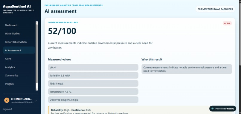 AquaSentinel AI  – screenshot 5