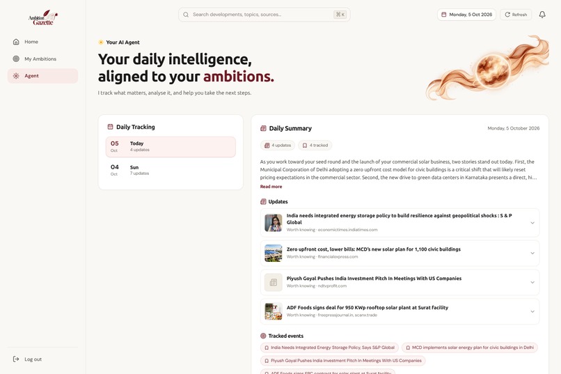Ambition Gazette – screenshot 7