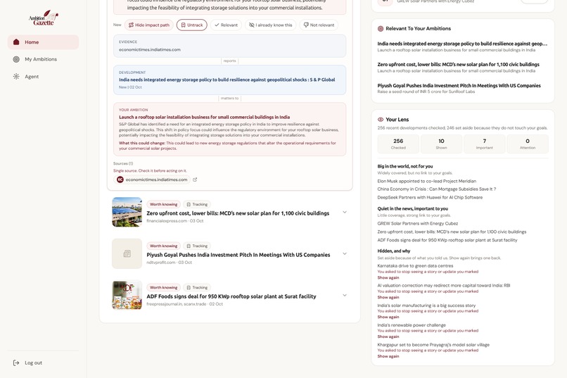 Ambition Gazette – screenshot 5