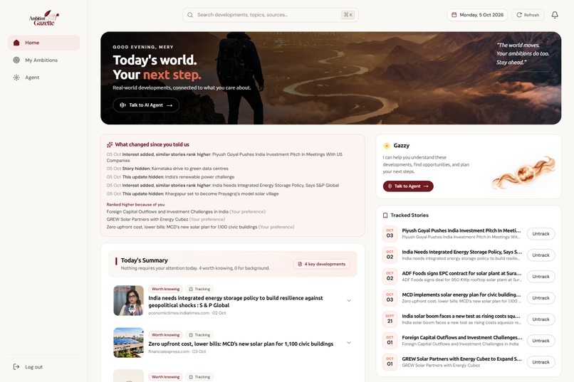 Ambition Gazette – screenshot 3