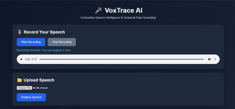VoxTrace AI – screenshot 1