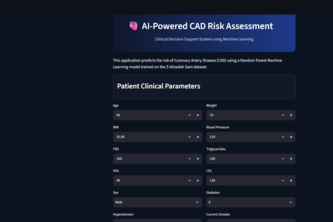 Nexora: AI-Powered CAD Risk Assessment System