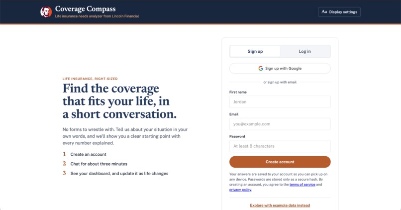 Coverage Compass – screenshot 1