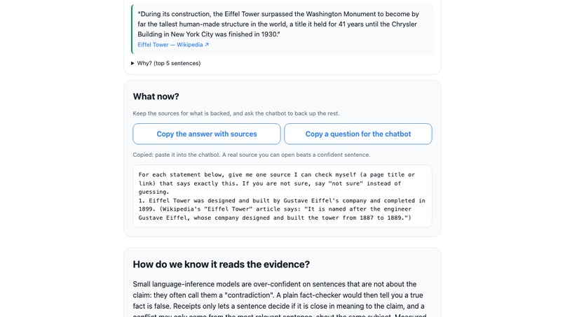 Receipts – screenshot 5