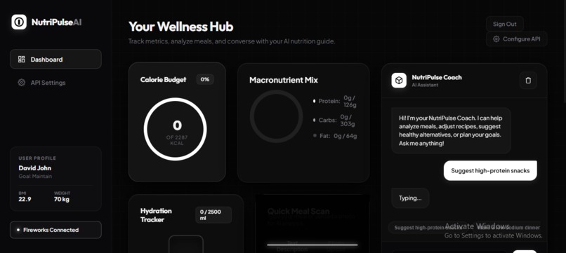 NutriPulse AI: Smart Nutrition Coach – screenshot 1