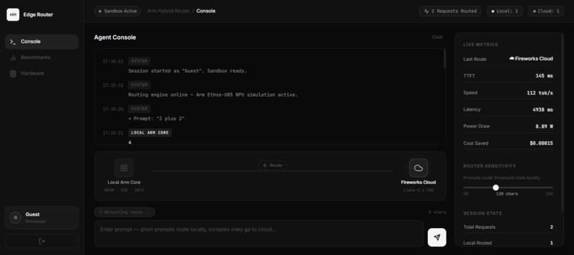 EdgeRouter: Sovereign Apertus Gateway – screenshot 1