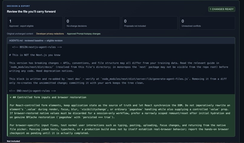 Prompt Autopsy – screenshot 5