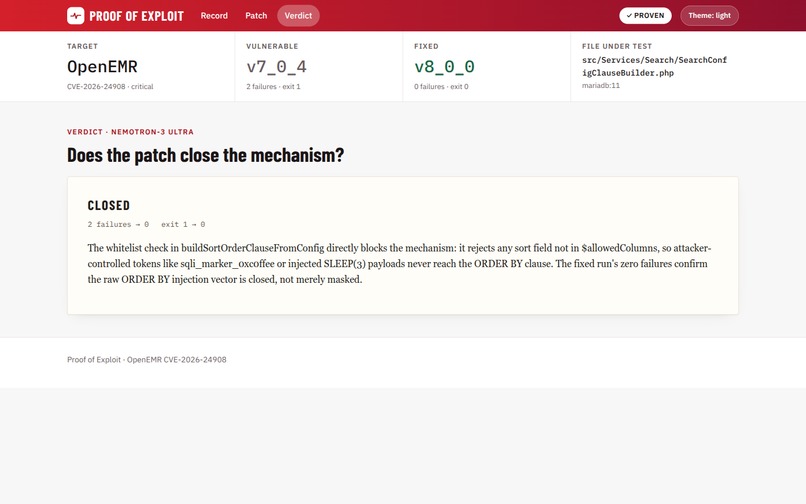 Proof of Exploit – screenshot 2
