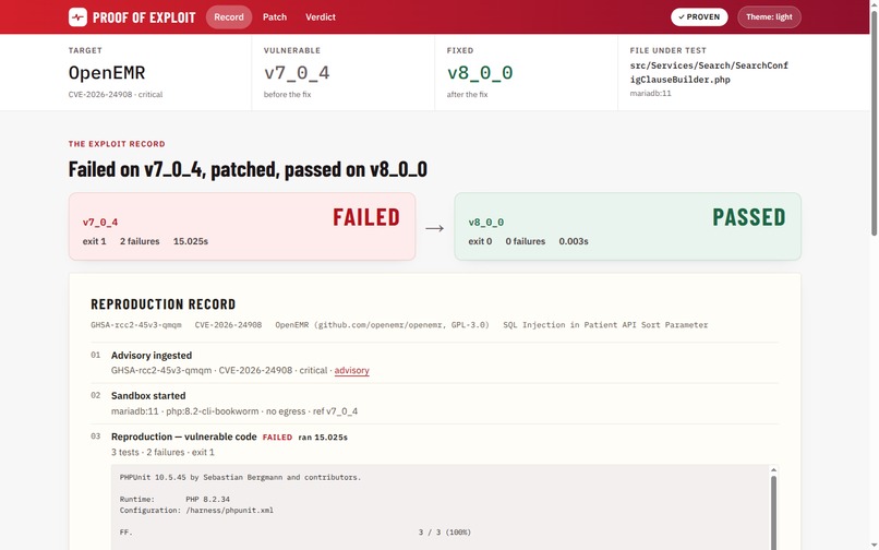 Proof of Exploit – screenshot 3