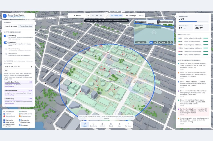 Search And Rescue Drone Swarm – screenshot 4