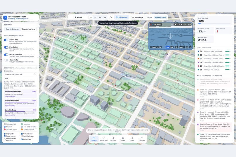 Search And Rescue Drone Swarm – screenshot 5