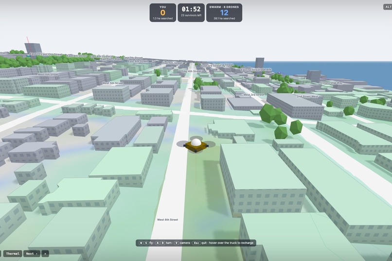 Search And Rescue Drone Swarm – screenshot 6