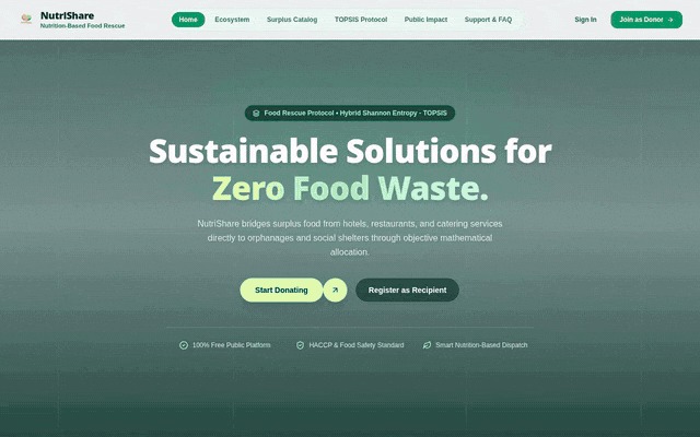 NutriShare – screenshot 1
