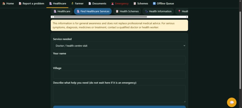 GramSetu – Offline-First Rural Digital Services – screenshot 4