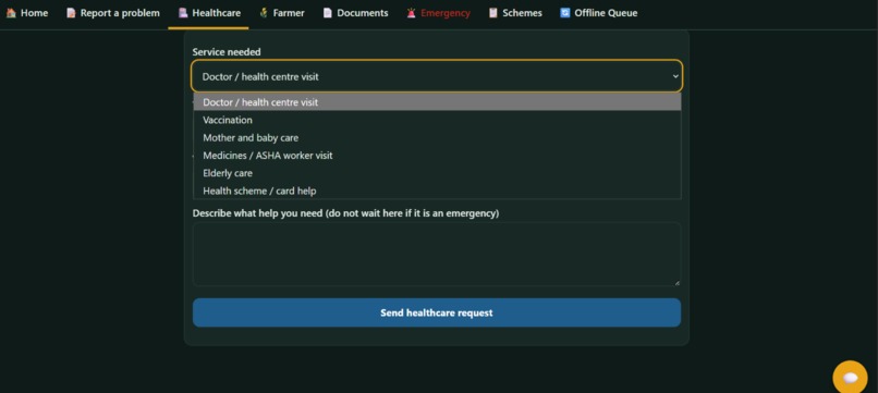GramSetu – Offline-First Rural Digital Services – screenshot 5