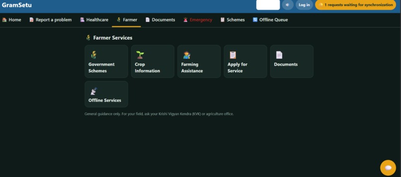 GramSetu – Offline-First Rural Digital Services – screenshot 6