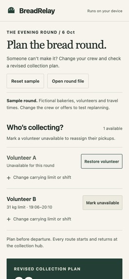BreadRelay – screenshot 2