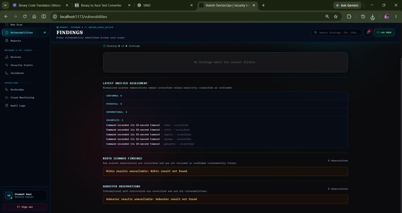 CyberResilience:Autonomous AI Web Security Assessment System – screenshot 4