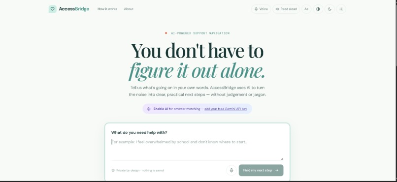 AccessBridge — Find Your Next Step – screenshot 2
