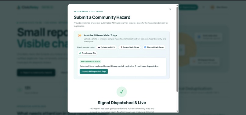 CivicRelay: Smart Community 311 Dispatch – screenshot 2