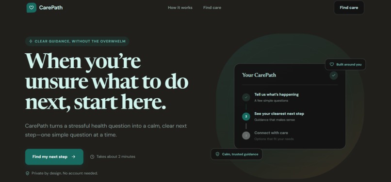 CAREPATH – screenshot 1