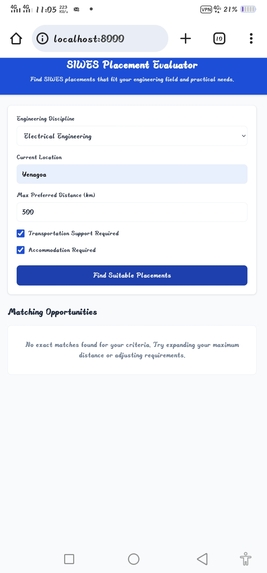 SIWES Placement Evaluator – screenshot 6