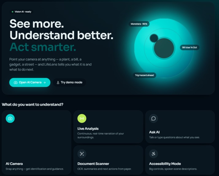 LifeLens – screenshot 1