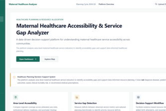 Maternal Healthcare Service Gap Analyzer