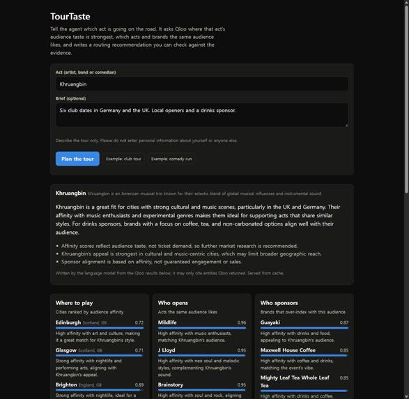 TourTaste – screenshot 1
