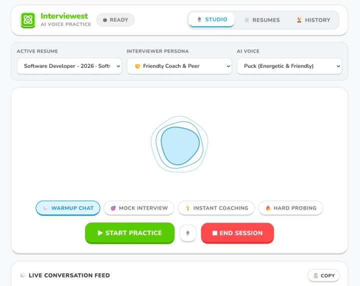 Interviewest – screenshot 1