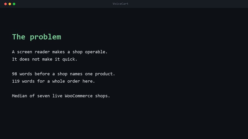 VoiceCart – screenshot 1