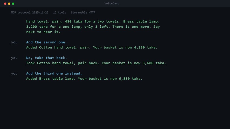 VoiceCart – screenshot 4