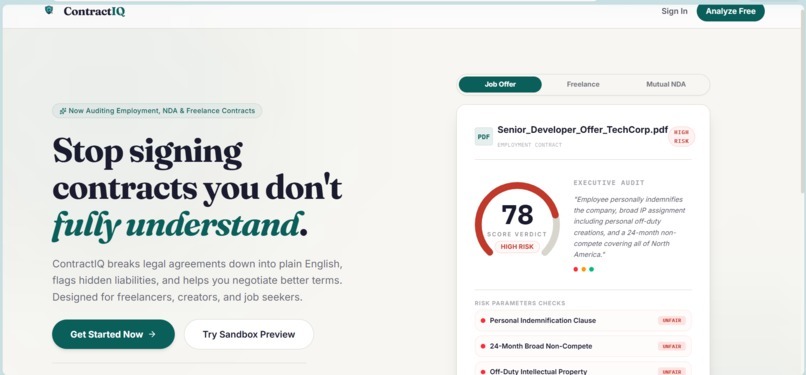 ContractIQ – screenshot 1