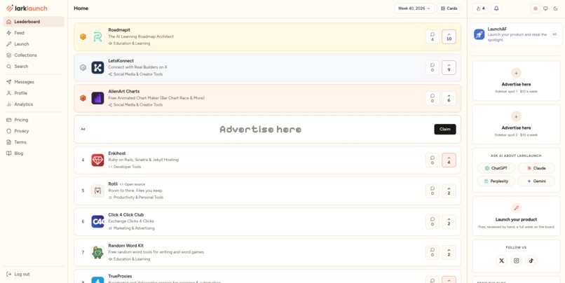 LarkLaunch – screenshot 1