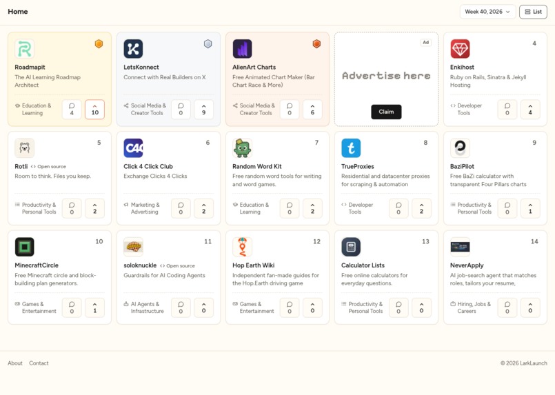 LarkLaunch – screenshot 2