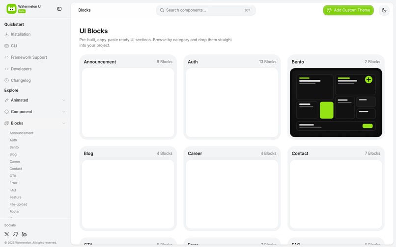 Watermelon UI – screenshot 2