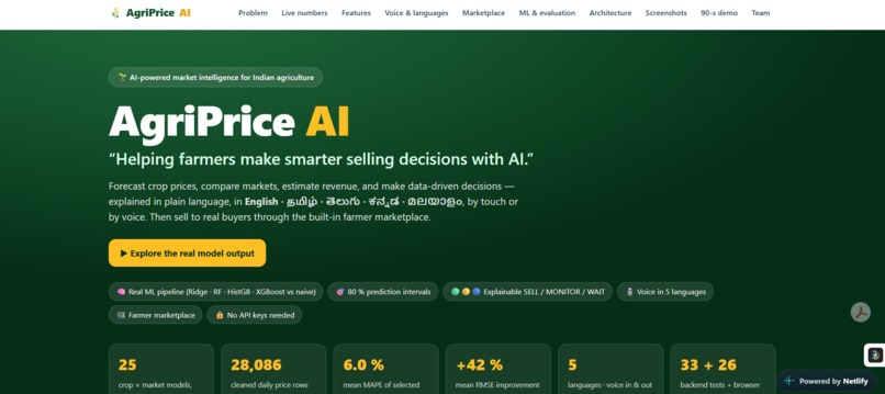 AgriPrice-AI – screenshot 4