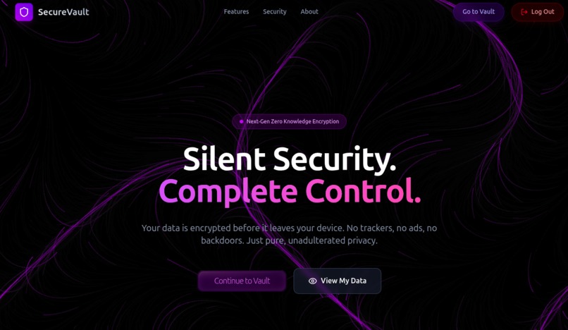 securevault – screenshot 2