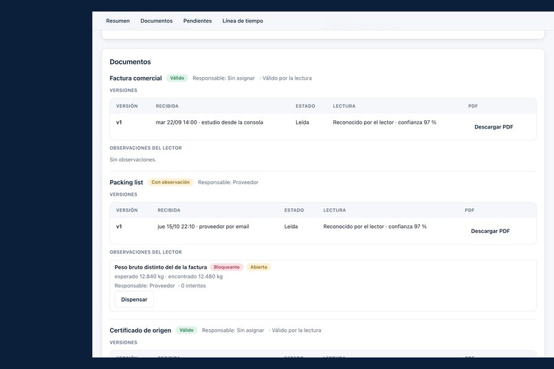 SIDOM Legajo listo – screenshot 3