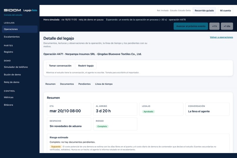 SIDOM Legajo listo – screenshot 5