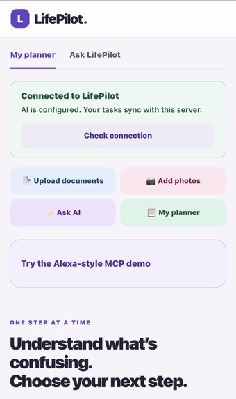 LifePilot – screenshot 1