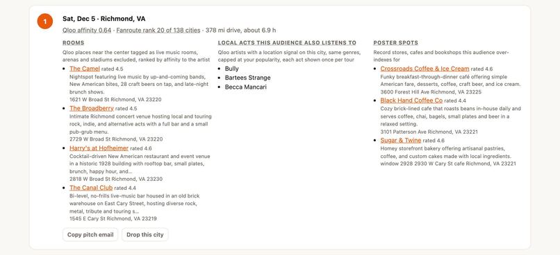 Fanroute – screenshot 2