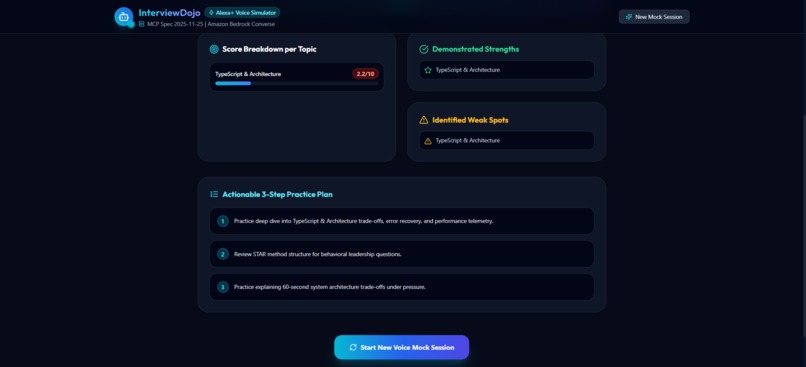InterviewDojo: Voice Mock Interviews on Alexa+ – screenshot 7