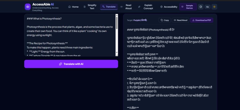 AccessAble AI — Understand Anything, Access Everything – screenshot 4