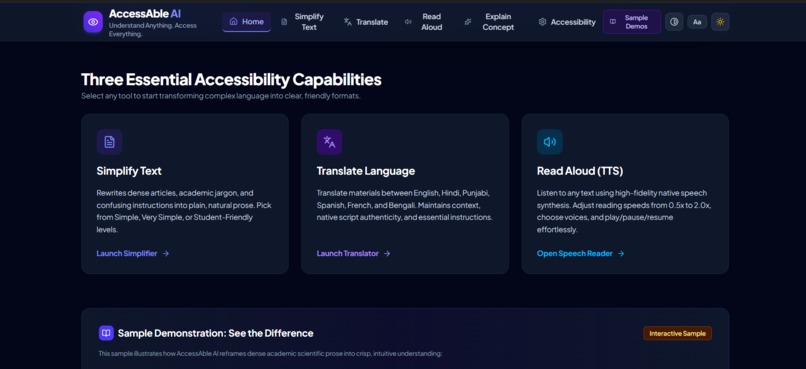 AccessAble AI — Understand Anything, Access Everything – screenshot 5
